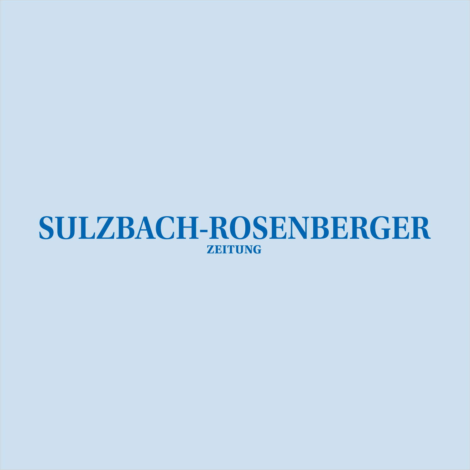 Logo Sulzbach-Rosenberger Zeitung